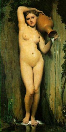 Jean Auguste Dominique Ingres The Source Spain oil painting art